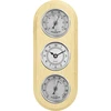 Thermometer/Uhr/Hygrometer zum Aufhängen (Silberuh  - 1 