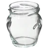 TO-Glas, 106 ml in Form einer Amphore mit buntem Schraubverschluss Ø 53 - 8 St. - 6 ['Gläserset', ' Marmeladegläser', ' Einmachgläser', ' Gläser für Einmachprodukte', ' Gläser mit Schraubverschlüssen', ' Gläser Ø 53', ' Gläser mit bunten Schraubverschlüssen', ' Gläser für Fleisch', ' Wurst aus dem Glas', ' Gläser für die Pasteurisierung', ' Fleisch im Glas', ' Glas Amphore']