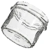 TO-Glas 235 ml mit buntem Schraubverschluss Ø82/6 - 6 Stück - 7 ['Glasgefäß', ' dekorativer Deckel', ' für Konserven', ' für Konfitüren', ' Set mit Gläsern']
