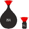 Trichter für Gläser/Weinballons 160/40 mm - 2 ['Trichter für Glas', ' Trichter für Ballons', ' Trichter für die Befüllung von Gläsern', ' Trichter für Einmachprodukte', ' breiter Trichter', ' Zubehör für hausgemachte Einmachprodukte', ' Küchen-Gadget']