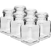 Twist-Off Glas 150 ml viereckig Ø 53 mit schwarzem Schraubverschluss, 6 St. - 3 ['Einmachgläser', ' Gläser 150 ml', ' Gläser mit Twist-Off-Schraubverschlüssen', ' Gläser mit Click-Schraubverschlüssen', ' Gläserset', ' Gläser für Einmachprodukte', ' Gläser mit bunten Schraubverschlüssen', ' bunte Schraubverschlüsse', ' Marmeladegläser', ' Gewürzgläser', ' Glas', ' Glas mit Schraubverschluss']