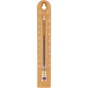 Universal-Thermometer, hellbraun (-30°C bis +50°C) 17cm  - 1 ['Thermometer', ' Universalthermometer', ' Kunststoffthermometer', ' Thermometer mit lesbarer Skala', ' Thermometer mit doppelter Skala', ' Thermometer für Räume mit hoher Luftfeuchtigkeit']