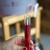 Vinometer (Saccharimeter) im Plastikreagenzglas - 4 ['Vinometer', ' Saccharimeter', ' Instrument zur Messung der Zuckerkonzentration', ' Messung in Grad Balling', ' für Wein', ' für Bier', ' Aräometer']