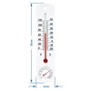 Weißes Universalthermometer mit Hygrometer (-20°C bis +50°C) 25cm - 2 ['Innenthermometer', ' Raumthermometer', ' Heimthermometer', ' Thermometer', ' Thermometer mit lesbarer Skala', ' Thermometer mit Hygrometer', ' Thermometer aus Kunststoff', ' Thermometer mit Hygrometer']