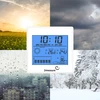 Wetterstation – Elektronisches, Beleuchtet, Sonde, weiß - 13 ['Wetterstation mit Sonde', ' Thermometer-Hygrometer', ' Multifunktions-Wetterstation', ' zur Temperaturmessung', ' mit Uhr', ' beleuchtetes Display', ' Mini-Max-Speicher', ' Luftfeuchtigkeitsmessung', ' Browin']