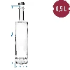 Zeitlose Flasche 500 ml - 4 ['Flasche', ' Glasflasche', ' Flasche mit Schraubverschluss', ' Flasche 500 ml', ' Weinflasche', ' Likörflasche', ' Alkoholflasche', ' durchsichtige Flasche']