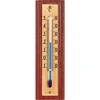 Zimmerthermometer mit goldfarbener Skala (-10°C bis +50°C) 12cm, mix  - 1 ['Innenthermometer', ' Raumthermometer', ' Heimthermometer', ' Thermometer', ' Raumthermometer aus Holz', ' Thermometer mit lesbarer Skala', ' Thermometer zum Aufhängen', ' traditionelles Thermometer']