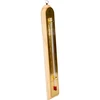 Zimmerthermometer mit goldfarbener Skala (-10°C bis +60°C) 28cm mix - 3 ['Innenthermometer', ' Raumthermometer', ' Heimthermometer', ' Thermometer', ' Raumthermometer aus Holz', ' Thermometer mit lesbarer Skala', ' Thermometer mit goldfarbener Skala', ' Thermometer zum Aufhängen']