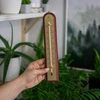 Zimmerthermometer mit goldfarbener Skala (-10°C bis +60°C) 28cm mix - 6 ['Innenthermometer', ' Raumthermometer', ' Heimthermometer', ' Thermometer', ' Raumthermometer aus Holz', ' Thermometer mit lesbarer Skala', ' Thermometer mit goldfarbener Skala', ' Thermometer zum Aufhängen']