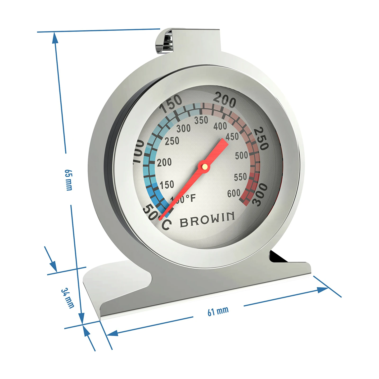 Backofenthermometer 50+300°C symbol:100300