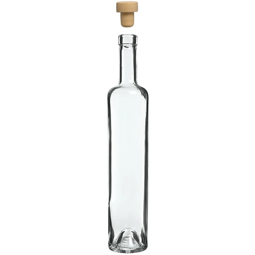 0,5 L-Flasche Marina– Korken, weiß - 2 ['Alkoholflasche', ' dekorative Alkoholflaschen', ' Glasflasche für Alkohol', ' Flaschen für Selbstgebrannten für die Hochzeitsfeier', ' Flasche für Likör', ' dekorative Flaschen für Likör']