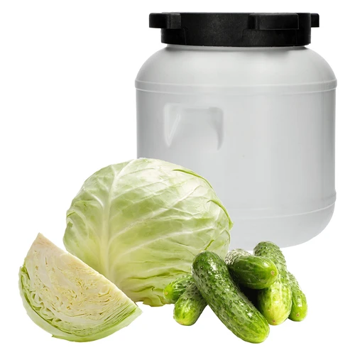 10 l Krautfass - 3 ['Fass für das Gären von Sauerkraut', ' Fass für Sauerkraut', ' Krautfass', ' Milchsäuregärung von Kraut', ' Milchsäuregärung von Kraut im Fass', ' wie gärt man Kraut im Fass', ' Fass für Gurken', ' Gurkenfass', ' Fass für die Milchsäuregärung von Gurken', ' Fass für Salzgurken', ' Milchsäuregärung von Gurken im Fass', ' wie gärt man Gurken im Fass']