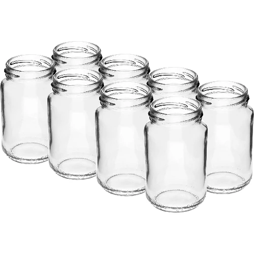 190 ml Glas TO mit fi 53 Verschluss - 5 ['Gläser', ' kleine Gläser', ' kleines Glas', ' Glas mit Schraubverschluss', ' Gläser für Einmachprodukte', ' Einmachglas', ' Einmachgläser', ' Gläser für Gewürze', ' Glas für Marmelade', ' Glas für Konfitüre', ' Glas für Honig', ' kleines Glas für Honig', ' Glas TO 190 ml']