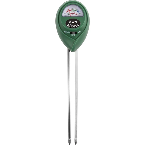 2in1 Bodentester - pH-Wert, Feuchtigkeit  - 1 ['2-in-1 Substrattester', ' Substrattester mit pH-Meter', ' pH-Meter', ' Bodenfeuchtemesser', ' Bodentester Biogarten', ' Biogartentester', ' pH-Meter für Erde']