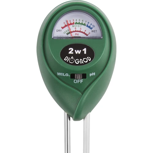 2in1 Bodentester - pH-Wert, Feuchtigkeit - 3 ['2-in-1 Substrattester', ' Substrattester mit pH-Meter', ' pH-Meter', ' Bodenfeuchtemesser', ' Bodentester Biogarten', ' Biogartentester', ' pH-Meter für Erde']