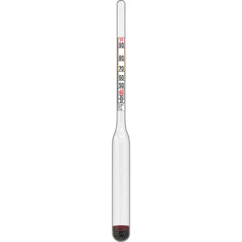 Alkoholmeter Mini  - 1 ['Alkoholmeter', ' Alkohol-Aerometer', ' Alkoholindikator', ' für Destillate', ' für Schnäpse', ' für Spiritus', ' Messgerät für Alkohol', ' kleines Alkoholmeter', ' kleiner Alkoholmesser', ' Brennereizubehör']