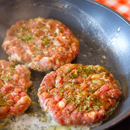 Aluminiumpresse für Hamburger und Veggiebruger, 12 cm - 8 ['Burgerpresse', ' Hamburgerpresse', ' Burger', ' Hamburger']