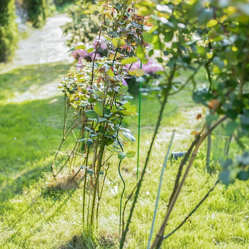 Beschichtete Stahlstange PE 1,5  m x 11 mm - 7 ['Gartenstange', ' Stange für Pflanzen', ' Stütze für Pflanzen', ' Stütze für Rankenpflanzen', ' Stützen für Rankenblumen', ' Metallstützen für Blumen', ' beschichtete Stützen für Blumen', ' beschichtete Metallstützen', ' Pflanzenstütze beschichtet']