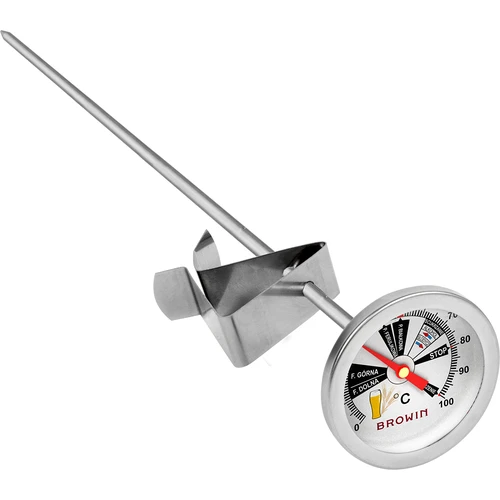 Brauthermometer (0°C biso +100°C) 31,5cm  - 1 ['Küchenthermometer', ' Kochthermometer', ' Brauthermometer', ' Bierthermometer', ' Bierwürzethermometer', '', ' langes Brauthermometer']