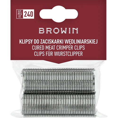 Clips für Wurstclipper - 240 St.  - 1 ['Clips für den Wurstclipper', ' Clips für Hüllen', ' Wurstclipper', ' Hülle', ' Clips für Wursterzeugnisse']