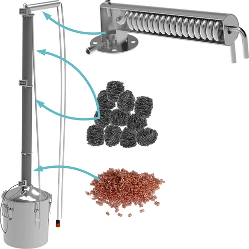 Destilliergerät Hawkstill Aabratek 1.0 Elektrisch, 30 L - 3 ['Destilliergerät Browin', ' modulare Destilliergeräte', ' 30-Liter-Destilliergerät', ' modulares Destillationssystem', ' Aabratek-Destilliergerät', ' innovatives Aabratek-System', ' Kopf mit herausnehmbarer Spirale', ' Aabratek mit herausnehmbarer Spirale', ' reines Destillat', ' Destillierset', ' gewölbter Deckel', ' Convex-Deckel', ' Destillierbehälter mit Deckel', ' bestes Destillierset', ' erweiterbares Destilliersystem', ' Destillation mit verschiedenen Wärmequellen', ' innovatives Destilliergerät', ' empfohlenes Destilliergerät']