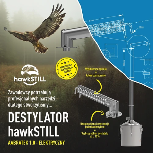 Destilliergerät Hawkstill Aabratek 1.0 Elektrisch, 30 L - 18 ['Destilliergerät Browin', ' modulare Destilliergeräte', ' 30-Liter-Destilliergerät', ' modulares Destillationssystem', ' Aabratek-Destilliergerät', ' innovatives Aabratek-System', ' Kopf mit herausnehmbarer Spirale', ' Aabratek mit herausnehmbarer Spirale', ' reines Destillat', ' Destillierset', ' gewölbter Deckel', ' Convex-Deckel', ' Destillierbehälter mit Deckel', ' bestes Destillierset', ' erweiterbares Destilliersystem', ' Destillation mit verschiedenen Wärmequellen', ' innovatives Destilliergerät', ' empfohlenes Destilliergerät']