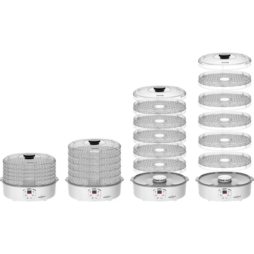 Dörrgerät mit Temperaturregelung 240 W - 9 ['Dörrgerät', ' Dörrgerät für Pilze', ' Trockenobst', ' Trockengemüse', ' Lebensmittellagerung', ' Dörren von Lebensmitteln', ' Dörrgeräte für Lebensmittel', ' Temperaturregelung', ' transparentes Dörrgerät']