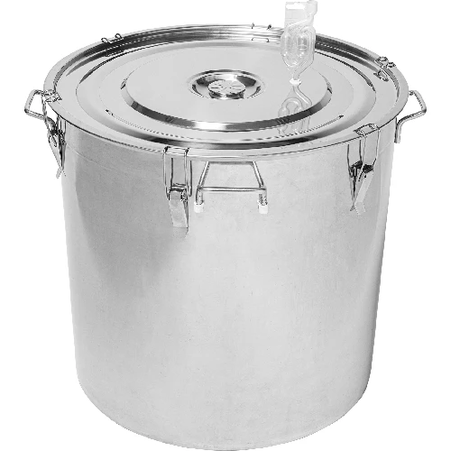 Edelstahl-Fermenter 161 L - 3 ['Gärbehälter', ' selbstgemachter Wein', ' selbstgemachtes Bier', ' Gärbehälter', ' Weinherstellung', ' Brauen']