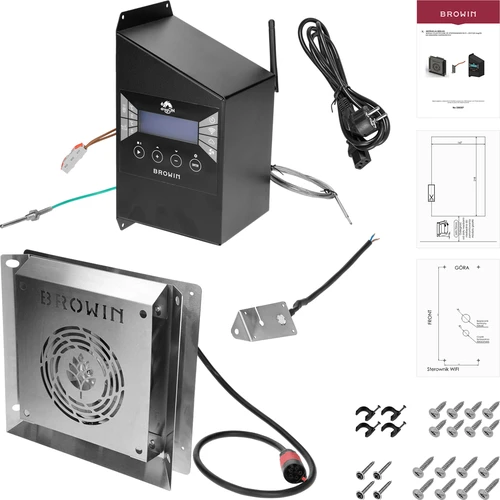 Elektrische Module mit Wi-Fi-Controller - dragON-Set für Gartenräuchereien - 2 ['elektrische Module für Räucheröfen', ' Wi-Fi-Controller für Räucheröfen', ' Modulsatz für Räucheröfen von Browin', ' Module für Räucheröfen von Dragon', ' Satz für Räucheröfen von Dragon', ' Räuchersteuerung', ' Steuerung des Räucherprozesses', ' moderner Räucherofen', ' elektrischer Räucherofen', ' Gartenräucherofen', ' bequemes Räuchern', ' Verbesserung des Räucherofens', ' Fernbedienung des Räucherns', ' wie man räuchert', ' Räuchern mit Konvektion', ' Räuchersteuerung über ein Smartphone', ' Räucherofensteuerung über eine Anwendung', ' Räucherofenanwendung']