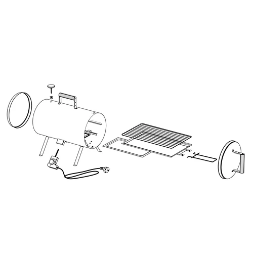 Elektrischer Räucherofen, tragbar - 10 