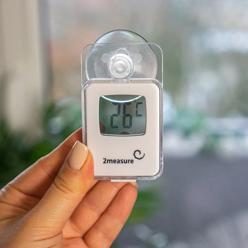 Elektronisches Thermometer (-20°C bis +50°C) - 4 ['Thermometer', ' Universalthermometer', ' elektronisches Thermometer', ' Fensterthermometer', ' Außenthermometer', ' Innenthermometer', ' Raumthermometer', ' Thermometer mit Saugnapf']