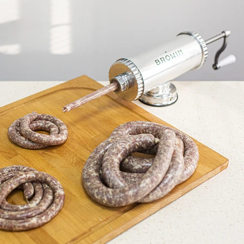 Ersatzsilikonkolben für vertikalen Wurstfüller der Marke Browin für 1,5 kg - 7 ['Kolben für Wurstfüller', ' Kolben für horizontalen Wurstfüller', ' auswechselbare Kolben für Wurstfüller', ' Ersatzkolben für Wurstfüller', ' Wurstfüller', ' horizontale Wurstfüller', ' hausgemachte Wurstwaren', ' Wurstherstellung zuhause', ' Silikonkolben für Wurstfüller']