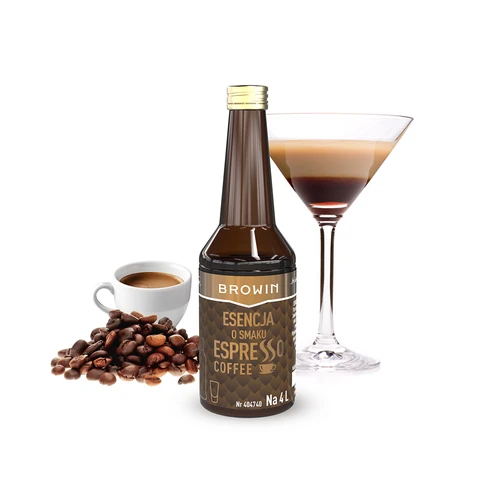 Essenz mit Espressogeschmack, für 4 L, 40 ml - 3 ['Essenz für Alkohol', ' Aroma für Alkohol', ' für Schnaps', ' hausgemachte Alkohole', ' Espressoaroma', ' Kaffee', ' Kaffeeessenz', ' Kaffeeliköressenz', ' Essenz Kaffee', ' Essenz mit Espressogeschmack', ' Essenzen für Selbstgebrannten', ' Espressogeschmack']