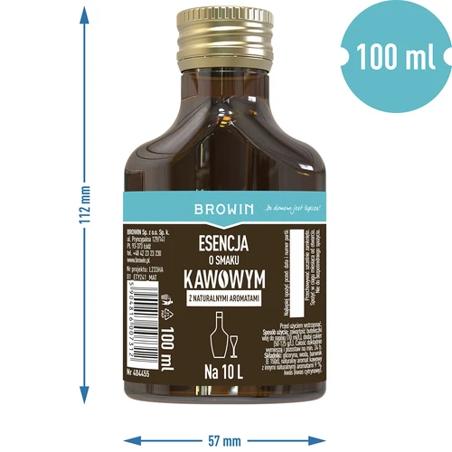 Essenz mit Kaffeegeschmack mit natürlichem Aroma für 10 L, 100 ml - 6 ['Dressing für alkoholische Getränke', ' Dressing für alkoholische Getränke', ' Dressing für Wodka', ' Dressing für heimische Spirituosen', ' Dressing für Kaffee', ' Kaffee', ' Kaffee-Essenz', ' Dressing für Kaffee', ' Dressing für Kaffelikor', ' Kaffee-Essenz', ' Mondschein-Essenz', ' natürliches Aroma', ' natürliche Geschmacksrichtungen']