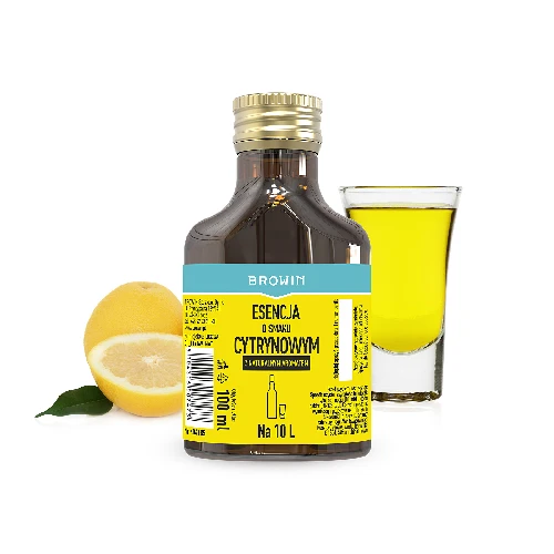 Essenz mit Zitronengeschmack mit natürlichem Aroma für 10 L - 100 ml - 3 ['Zitronenschnaps', ' Zitronenlikör', ' Strands-Essenz', ' BROWIN-Essenz', ' Essenzen für Schnaps', ' Essenzen für Alkohol', ' Essenz 250 ml']