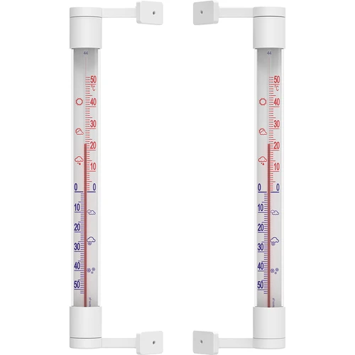 Fensterthermometer zum Aufkleben (-50°C bis +50°C) 22cm mix - 3 ['rundes Thermometer', ' welche Temperatur']