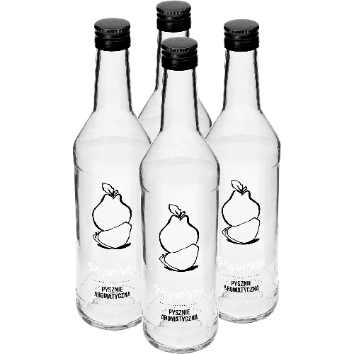 Flasche 500ml mit Schraubverschluss, Aufdruck Quittenlikör 4 St. - 2 ['Quittenlikör', ' Flasche für Quittenlikör', ' Flasche für Liköre', ' Flaschen für Liköre', ' Flasche mit Schraubverschluss', ' Flaschen mit Aufdruck', ' Glas mit Aufdruck', ' Glasflaschen', ' Glasflaschen mit Schraubverschlüssen']