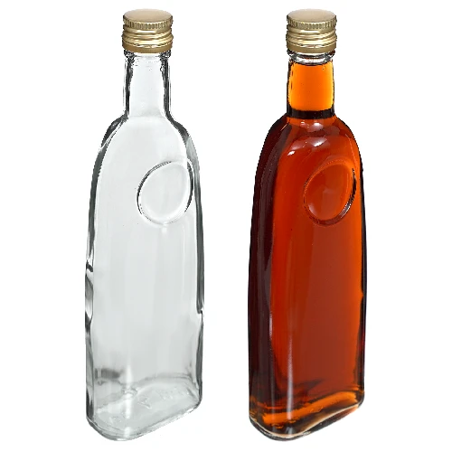 Flasche Altstadt 500 ml mit Schraubverschluss, 6 St. - 6 ['Likörflasche', ' Wodkaflasche', ' dekorative Flasche']