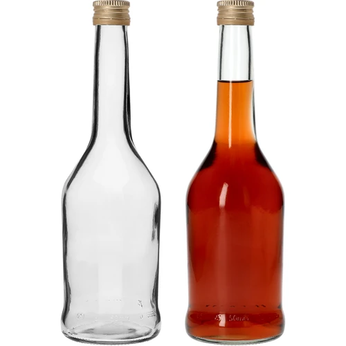 Flasche Napoleon 500 ml, mit fi 28-Schraubverschluss, 6 St. - 4 ['Flaschen mit Schraubverschlüssen', ' Flasche mit Schraubverschluss', ' Schnapsflasche', ' Schnapsflaschen', ' Saftflasche', ' Saftflaschen', ' Likörflasche', ' Likörflaschen', ' Alkoholflaschen', ' Alkoholflasche', ' verschraubbare Flasche', ' Schraubflaschen']