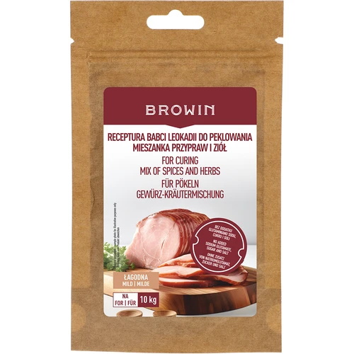 Für Pökeln. Milde Gewürz-Kräutermischung, 35 g  - 1 ['Mischung von Kräutern und Gewürzen', ' Kräuter und Gewürze', ' Gewürz für Fleisch', ' Kräuter für Fleisch', ' für Schweinefleisch', ' für Rindfleisch', ' für Kalbfleisch', ' für Geflügel', ' fürs Pökeln']