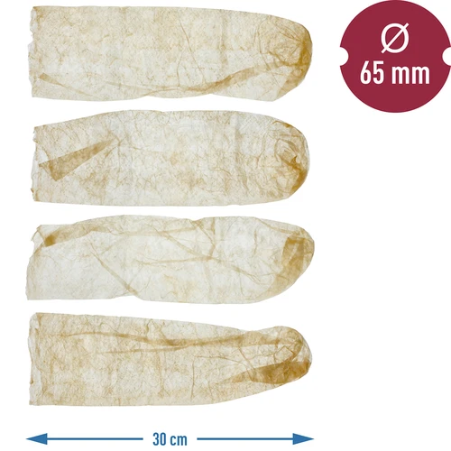 Getrocknete Schweinedärme Kaliber 65 mm, 30 cm - 4 St. - 5 ['Naturdärme', ' Schweinedärme', ' getrocknete Därme', ' Wursthüllen', ' Hüllen für Wurst', ' Därme für Würste', ' für geräucherte Wurst', ' für Brühwurst', ' hausgemachte Wurstwaren', ' hausgemachte Wurst']