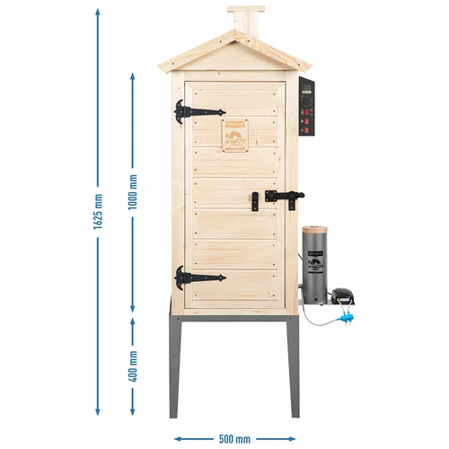 Holz-Räucherkammer 200 L - dragON Wood 100 E mit elektrischem Heizelement und digitalem Controller - 13 ['Räuchern', ' einfache Smoker', ' elektrischer Smoker', ' Smoker mit Bedienfeld', ' Vorteile des Räucherns mit Steuerung', ' Holz-Smoker', ' Gartensmoker', ' bester Smoker', ' Smoker mit Steuerung', ' wie man räuchert', ' welchen Smoker kaufen', ' hausgemachte Wurstwaren', ' 200-L-Smokers', ' großer Smoker', ' geräumiger Smoker', ' Smoker mit Rauchgenerator', ' Rauch-Räuchern', ' Rauchgenerator fürs Räuchern', ' Räucherspäne', ' Räucherneuheiten', ' professionelles Räuchern', ' einfaches Räuchern', ' wie man einen elektrischen Smoker benutzt']