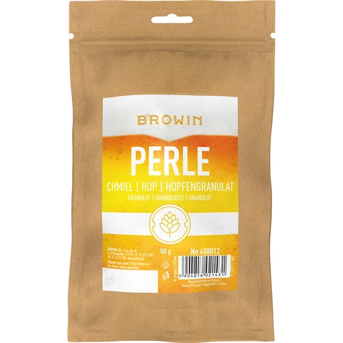 Hopfen Perle - Pellets 50 g  - 1 ['Bierhopfung', ' Hopfen für Bier', ' Hopfen Alpha-Säuren', ' Bier', ' Hausgebrautes Bier', ' Bier brauen', ' wie man Bier macht', ' welcher Hopfen für Bier', ' welchen Hopfen wählen', ' Hopfen in Pellets', ' Hopfenpellets', ' Hopfen Perle']