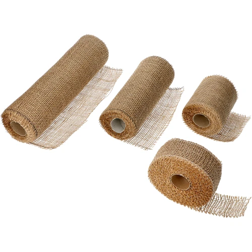 Juteband 10 cm / 5 m - 17 ['Band aus Jute', ' Juteband', ' Band für Tomaten', ' Band für Gurken', ' natürliches Band', ' Öko-Band', ' Band zum Binden', ' Band zum Basteln']