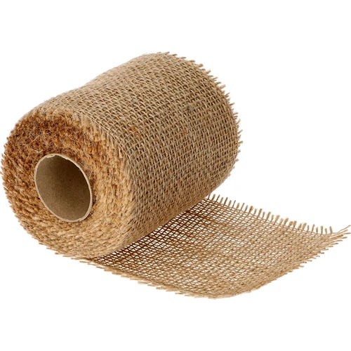 Juteband 10 cm / 5 m - 3 ['Band aus Jute', ' Juteband', ' Band für Tomaten', ' Band für Gurken', ' natürliches Band', ' Öko-Band', ' Band zum Binden', ' Band zum Basteln']