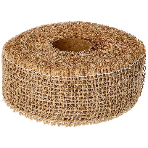 Juteband 5 cm / 10 m  - 1 ['Band aus Jute', ' Juteband', ' Band für Tomaten', ' Band für Gurken', ' natürliches Band', ' Öko-Band', ' Band zum Binden', ' Band zum Basteln']