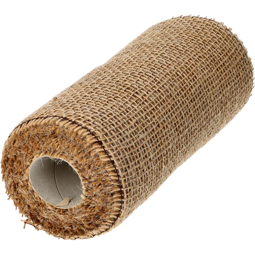 Jutegewebe 20 cm / 5 m - 2 ['Gewebe aus Jute', ' Jutegewebe', ' Gewebe zum Schutz von Bäumen', ' natürliches Jutegewebe', ' Jute-Ökotextil', ' Gewebe zum Binden', ' Gewebe zum Basteln']