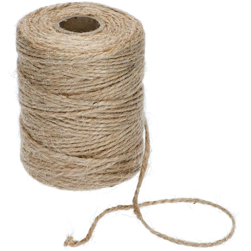 Juteschnur 2 mm / 110 m / 250 g - 3 ['Schnur aus Jute', ' Juteschnur', ' Schnur für Tomaten', ' Schnur für Gurken', ' natürliche Schnur', ' Ökoschnur', ' Schnur für Makramee', ' Bindschnur', ' Schnur zum Basteln']