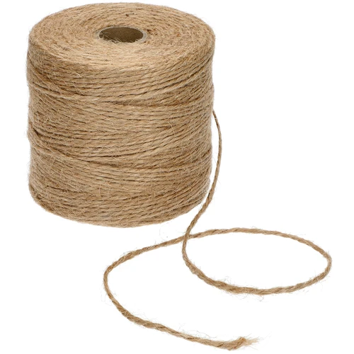 Juteschnur 2 mm / 235 m / 500 g - 3 ['Schnur aus Jute', ' Juteschnur', ' Schnur für Tomaten', ' Schnur für Gurken', ' natürliche Schnur', ' Ökoschnur', ' Schnur für Makramee', ' Bindschnur', ' Schnur zum Basteln']