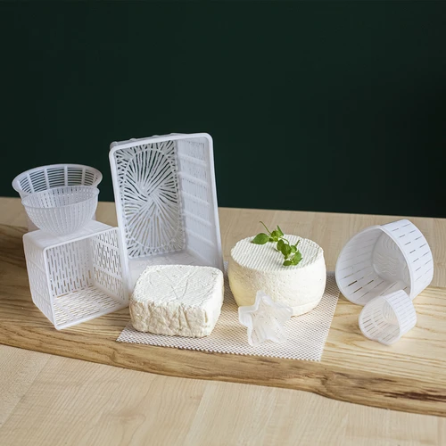 Käseform - Herz - für 100 g - 4 ['Form für Käse', ' Käseherstellung', ' wie macht man Käse', ' Käseform', ' selbstgemachter Käse', ' hausgemachter Käse', ' Labkäseform', ' für Labkäse', ' herzförmige Käseform', ' herzförmiger Labkäse']